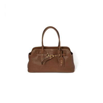 MIU MIU AVENTURE NAPPA LEATHER BAG 5BG310 (44*22.5*14.5cm)